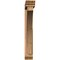 Ekena Millwork Thorton Traditional Smooth Bracket w/ Offset Brace, Western Red Cedar, 5 1/2"W x 38"D x 38"H BKT0604X38X38THR01SWR - alternate 3